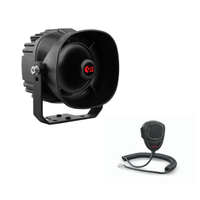 Sirena BLAZER motocicleta 10-33V 30W 110dB si microfon pentru adresare publica